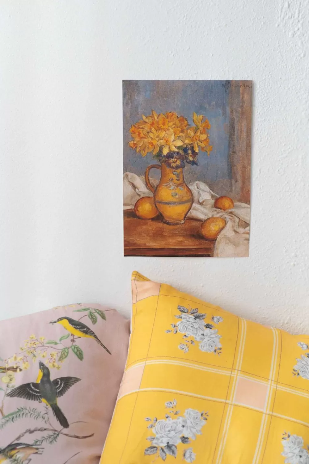 Lazybones Art Prints^Art Print Daffodils Lemons