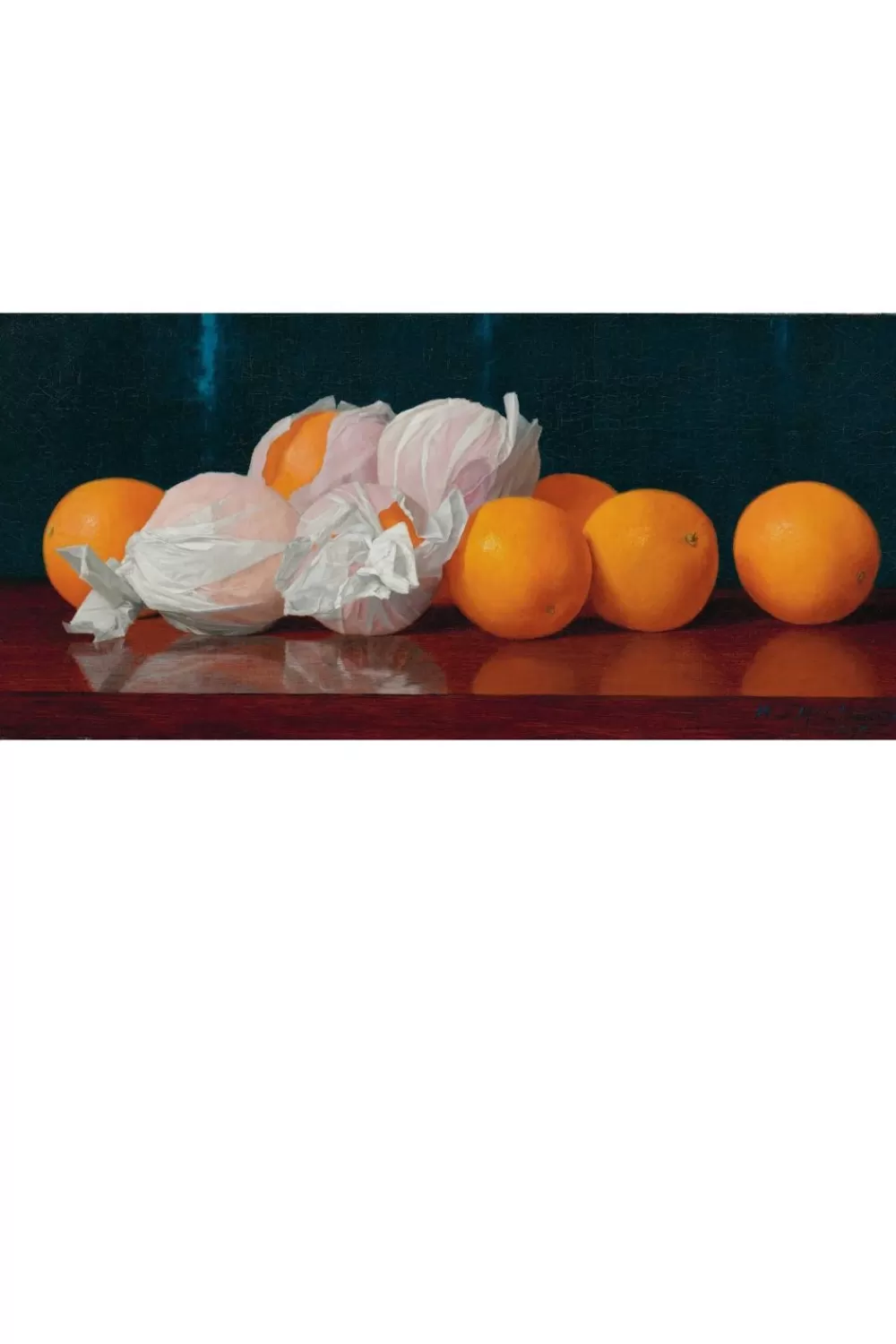 Lazybones Art Prints^Art Print Wrapped Oranges