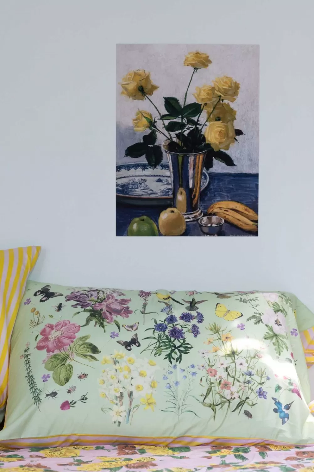 Lazybones Art Prints^Art Print Yellow Roses