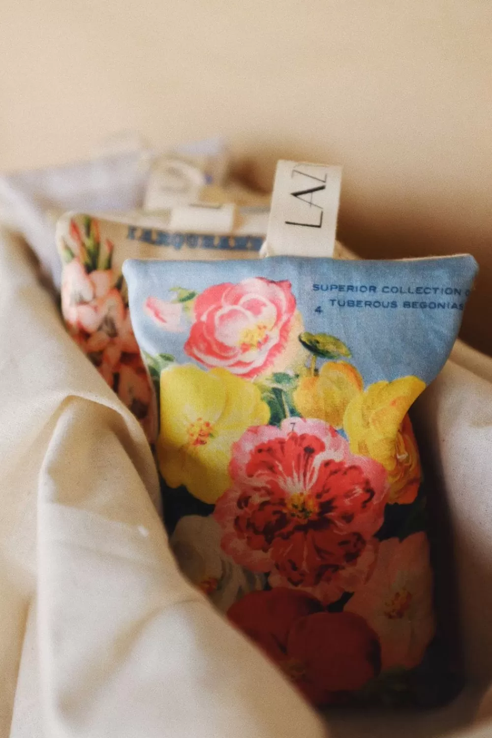 Lazybones Scented Sachets^Begonia - Lavender Scented Sachet