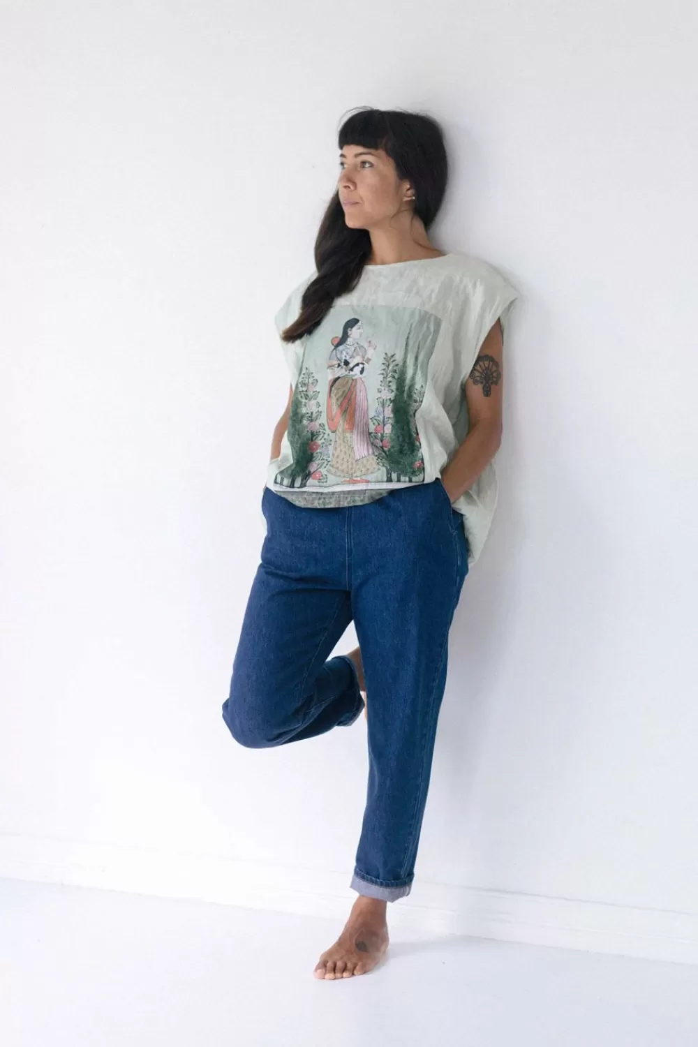 Lazybones Pants^Celine Pant In Lightweight Denim *Organic Cotton