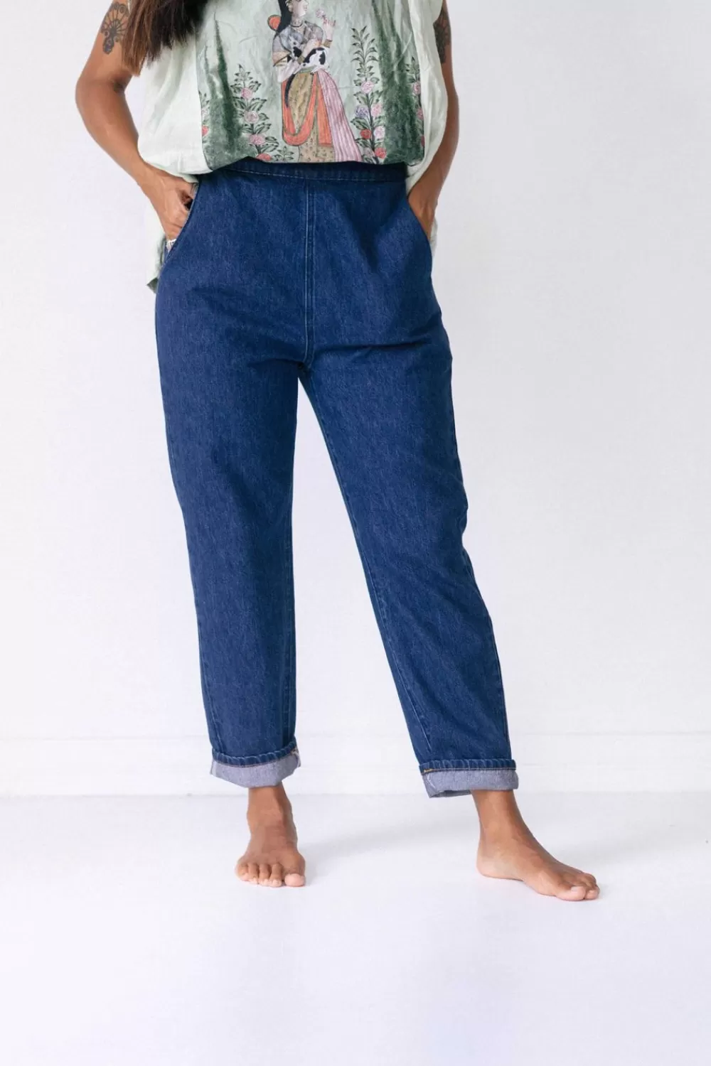 Lazybones Pants^Celine Pant In Lightweight Denim *Organic Cotton