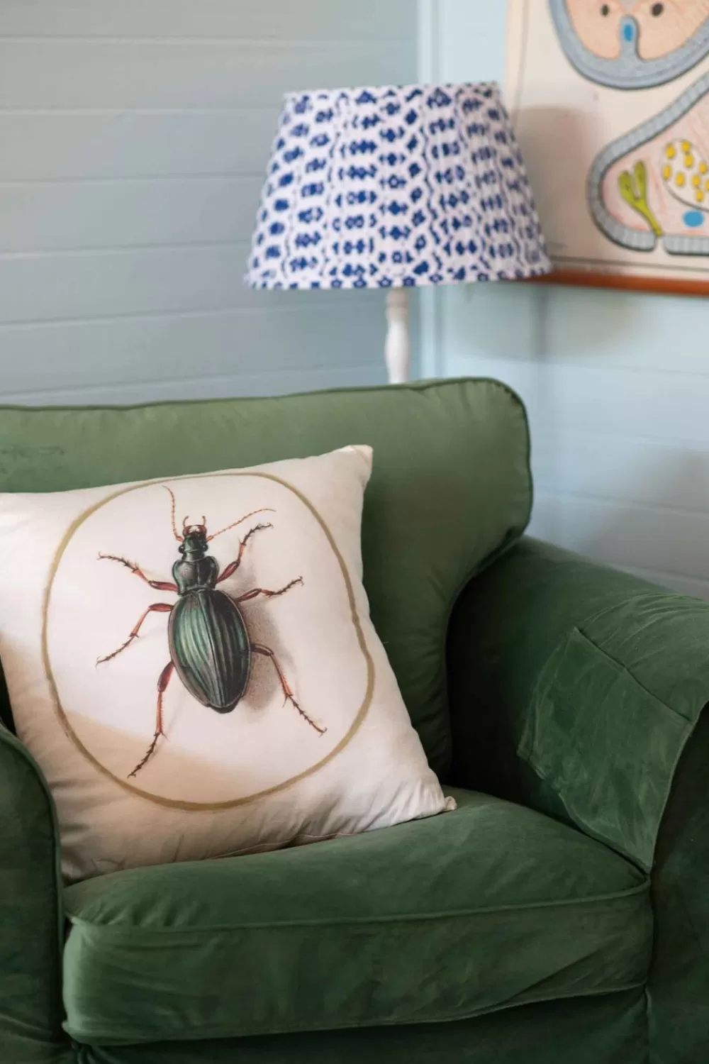 Lazybones Cushion Covers^Cushion Cover Golden Beetle