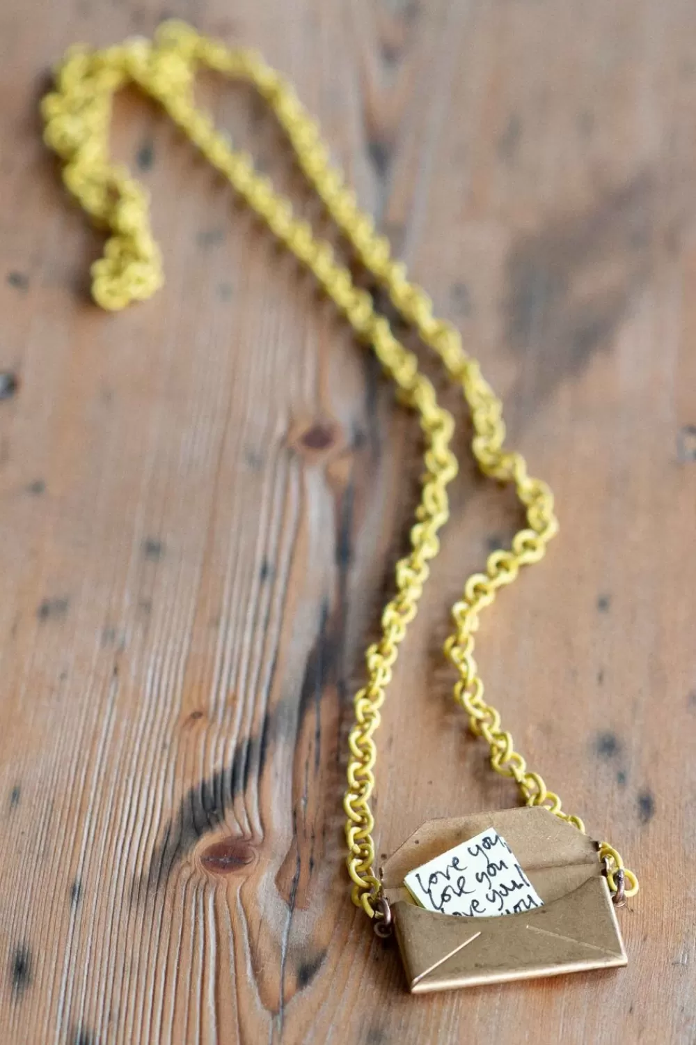 Lazybones Jewellery^Envelope Necklace