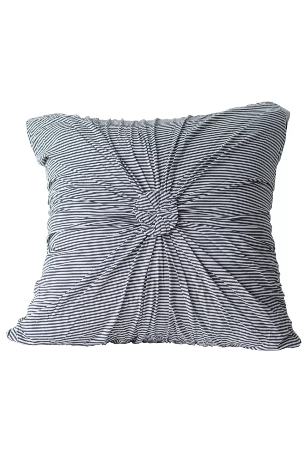 Lazybones Euros^Euro Rosette In Charcoal Stripe *Organic Cotton