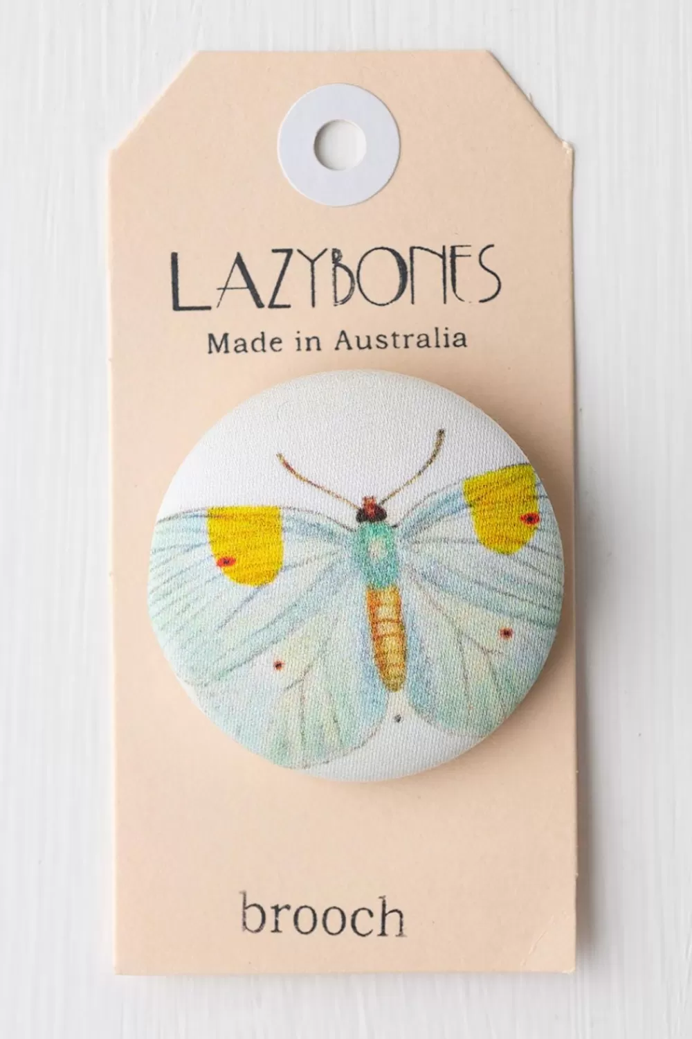 Lazybones Brooches^Flutter Brooch