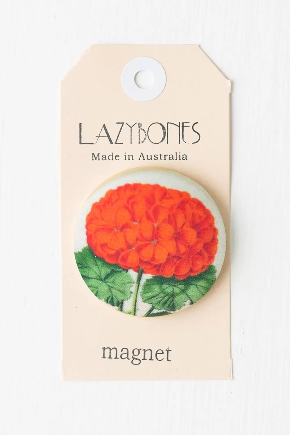 Lazybones Magnets^Geranium Magnet