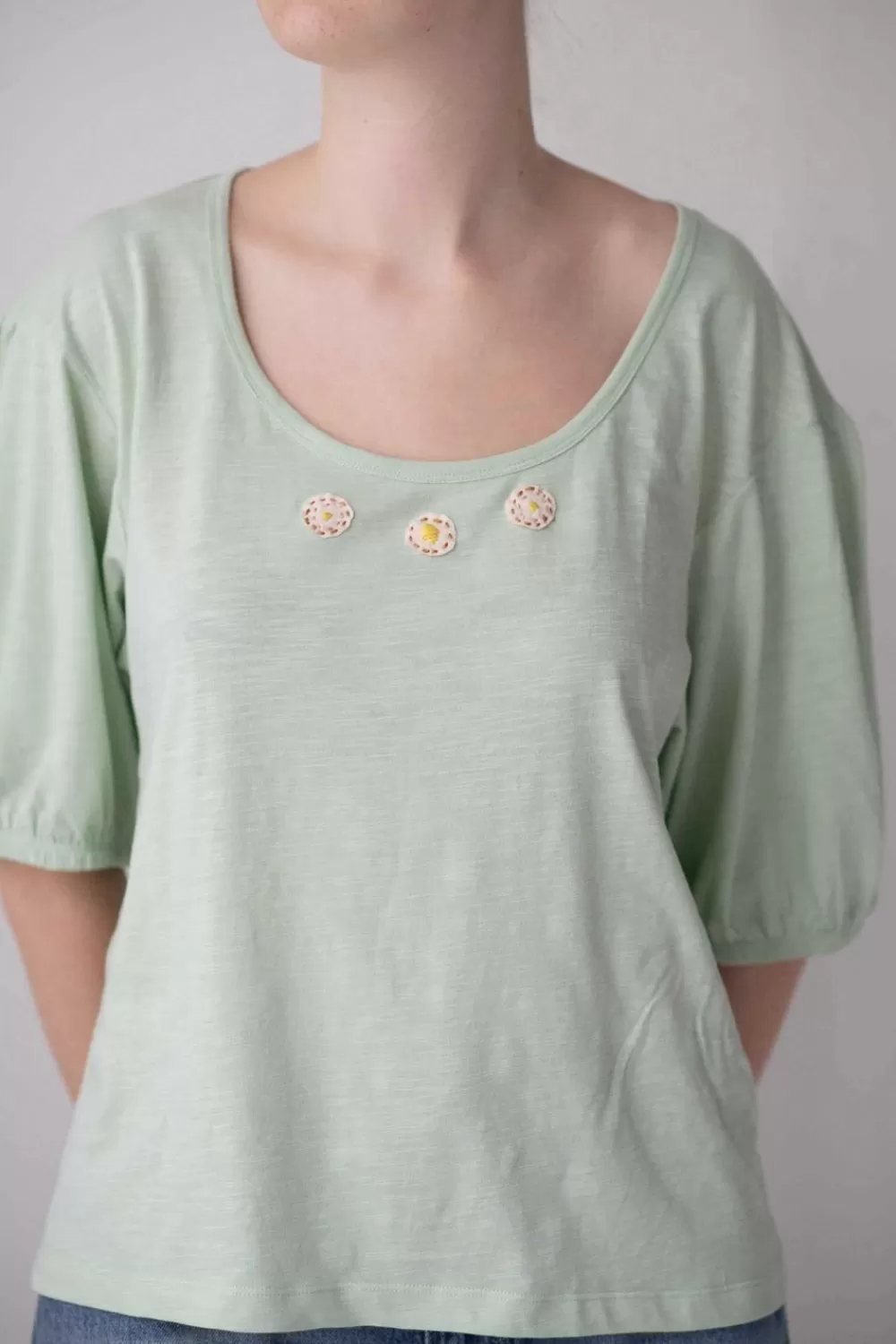 Lazybones Tops^Globo Tee Mint