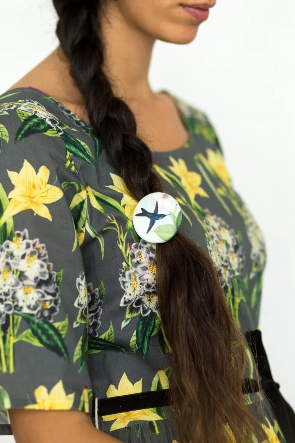 Lazybones Hair Accessories^Hair Button In Hummingbird