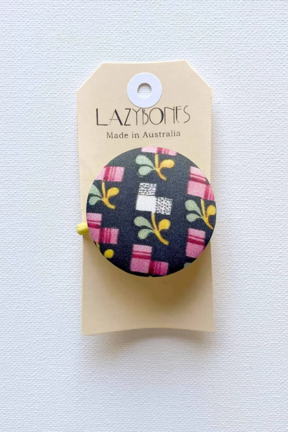 Lazybones Hair Accessories^Hair Button Painted Floral