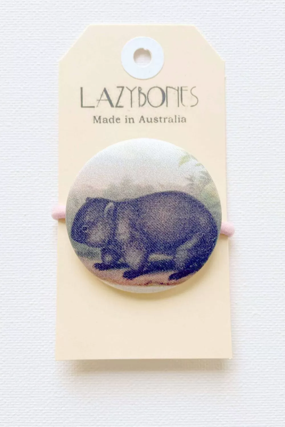 Lazybones Hair Accessories^Hair Button Wombat