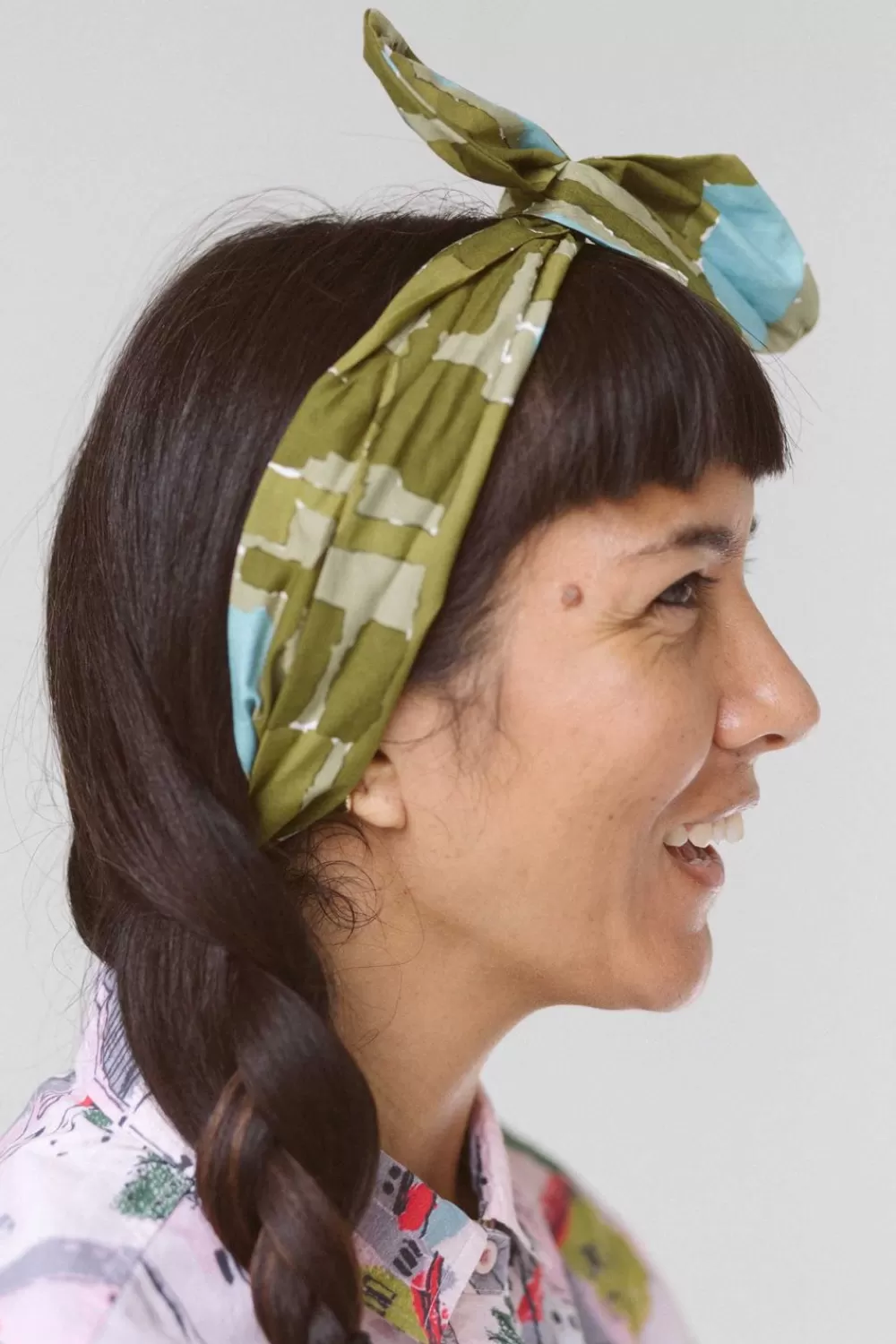 Lazybones Hair Accessories^Hair Wrap Wide Watercolour