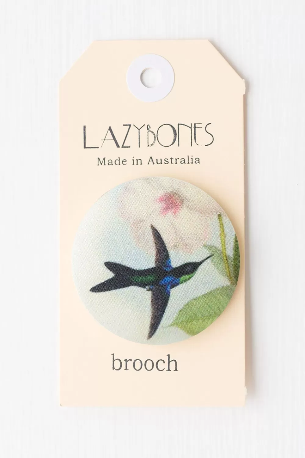 Lazybones Brooches^Hummingbird Brooch