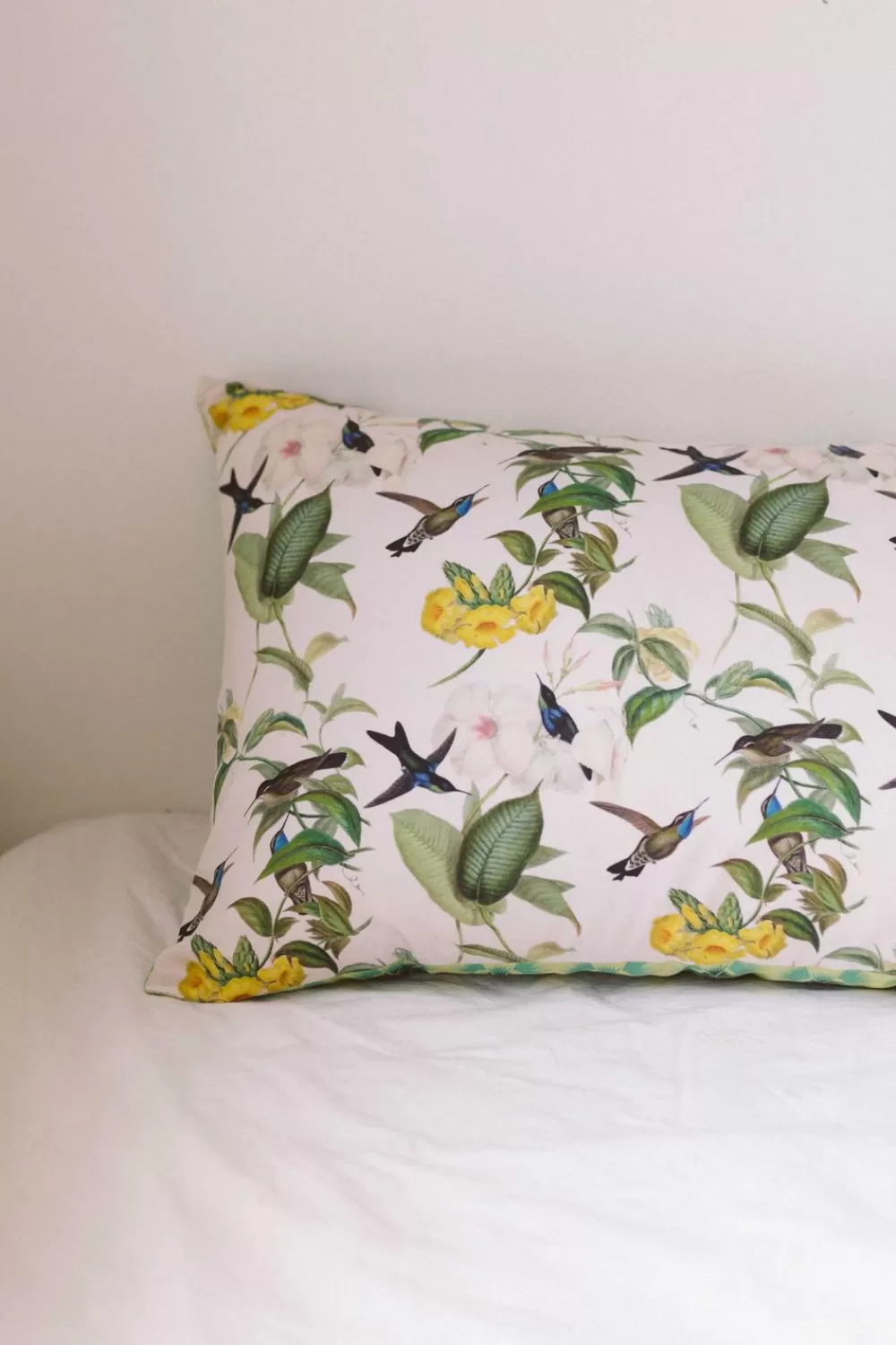 Lazybones Pillowcases^Hummingbird Pillowcase Set *Organic Cotton