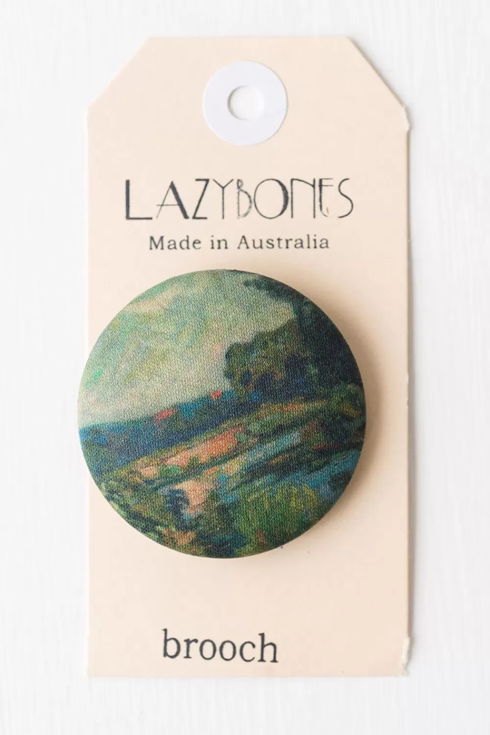 Lazybones Brooches^Landscape Brooch