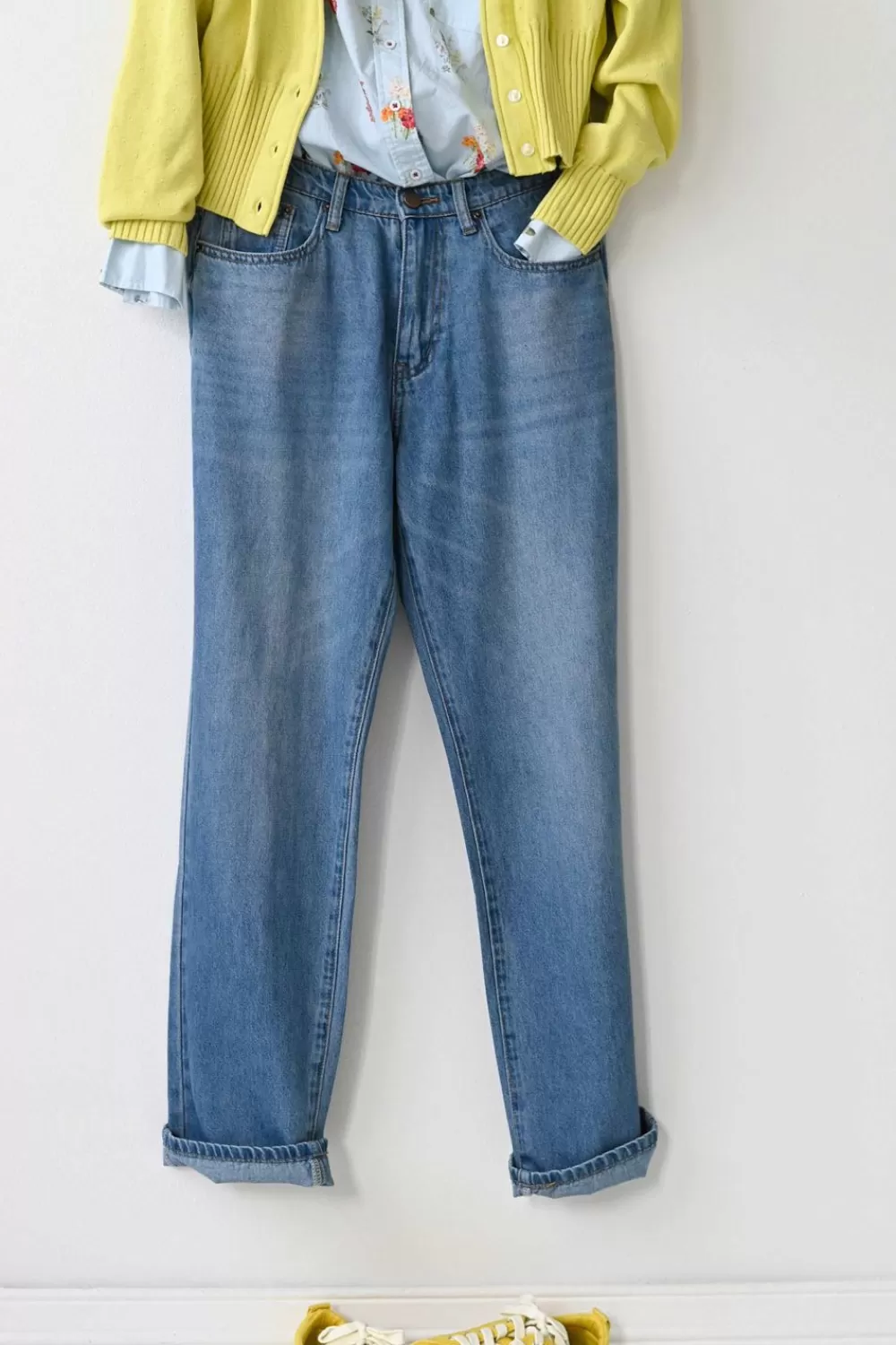 Lazybones Pants^Nikki Jeans Vintage Wash *Organic Cotton