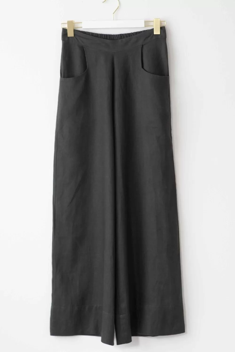 Lazybones Pants^Ollie Linen Pant Carbon