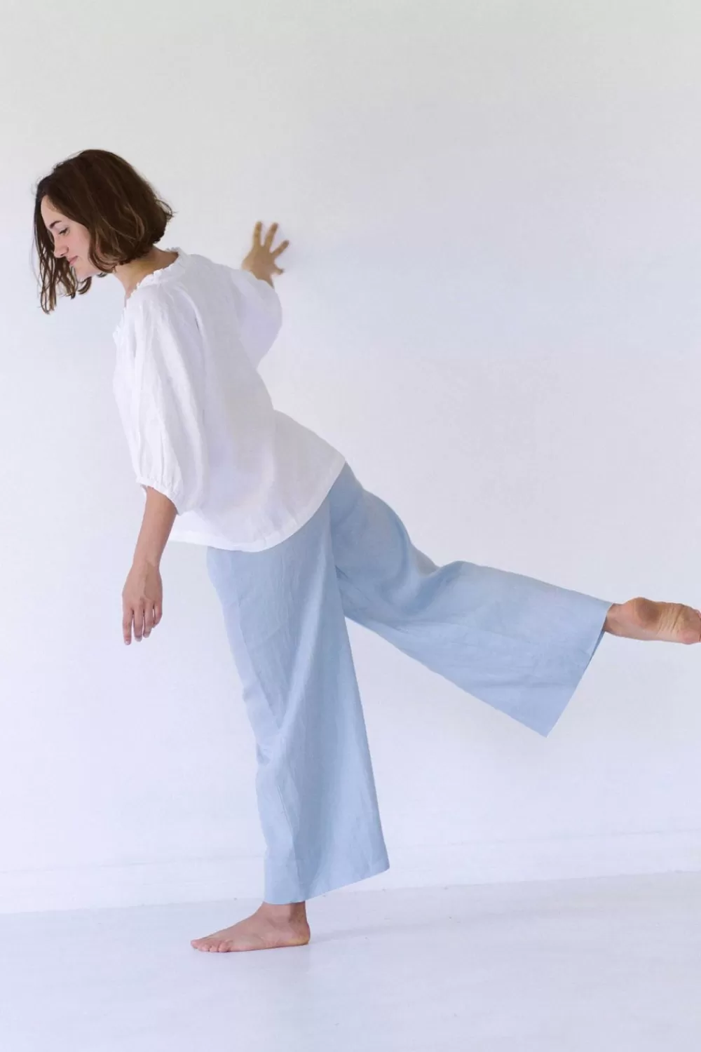 Lazybones Pants^Ollie Linen Pant In Sky