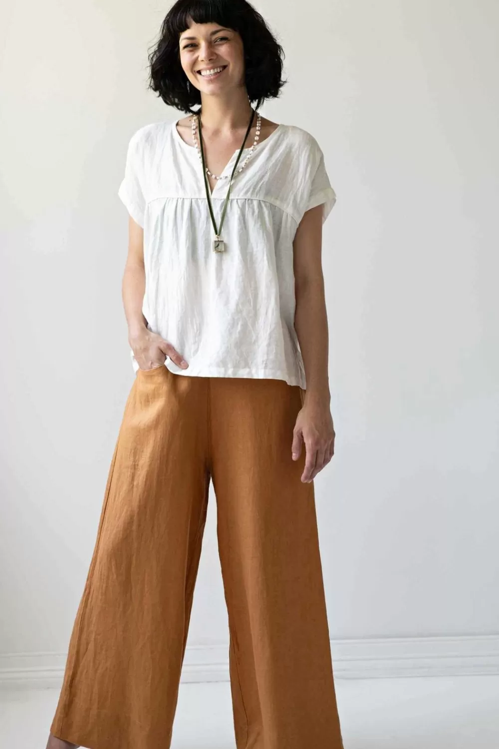 Lazybones Pants^Ollie Pant Caramel