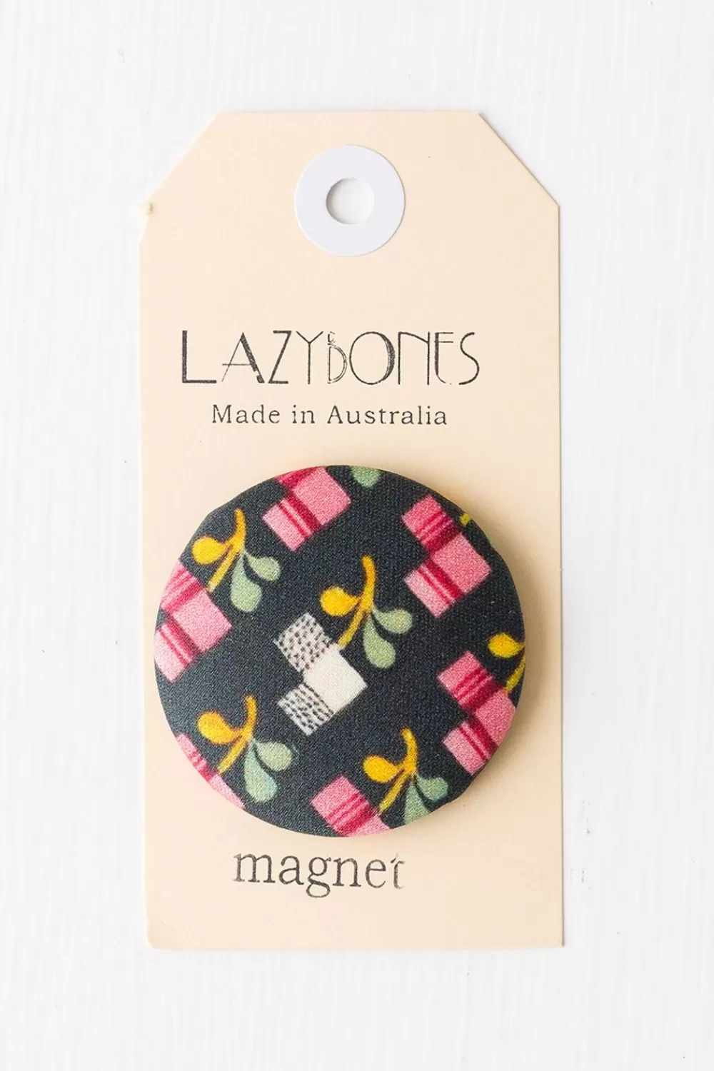 Lazybones Magnets^Painted Floral Magnet