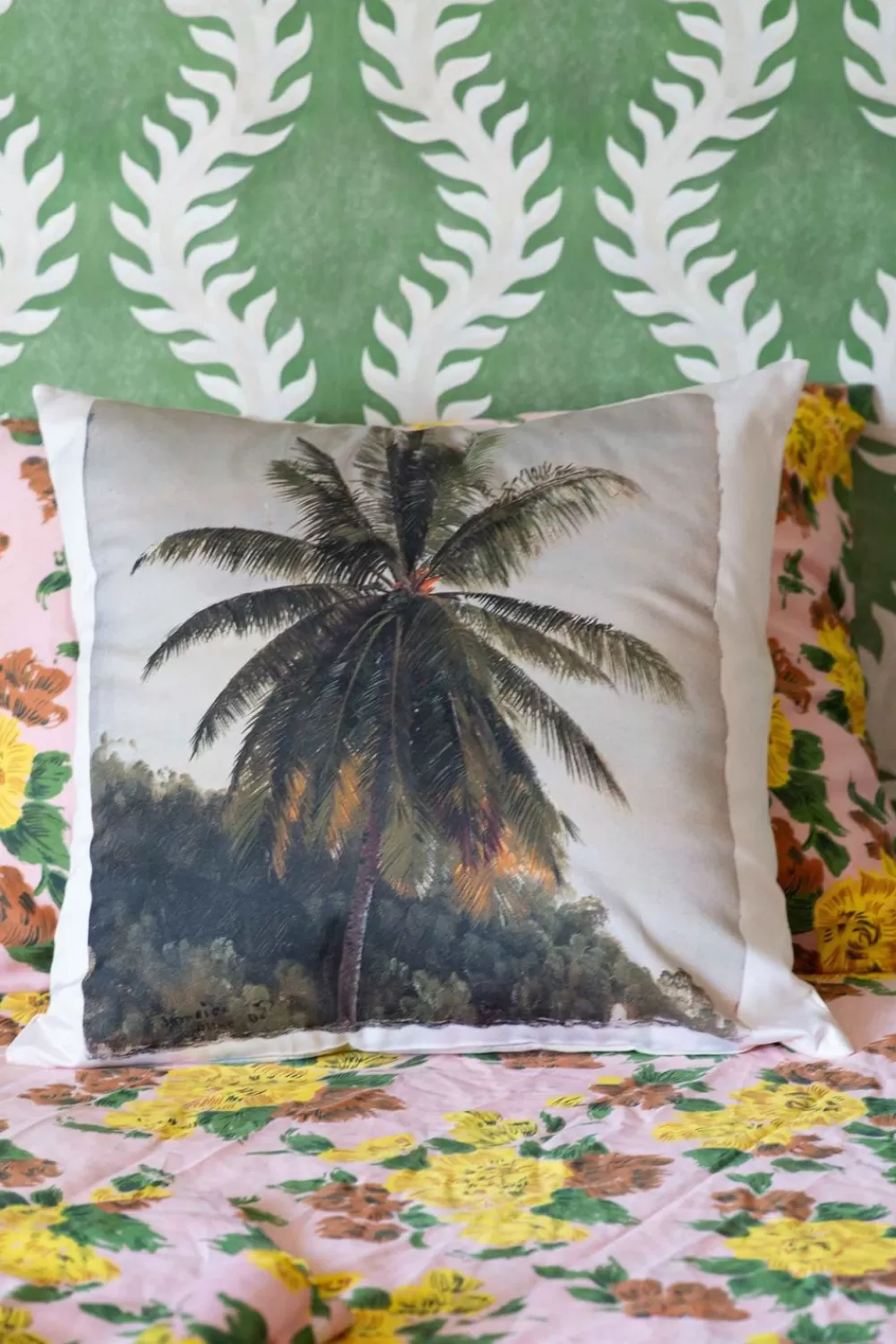 Lazybones Cushion Covers^Palm Trees Cushion Cover