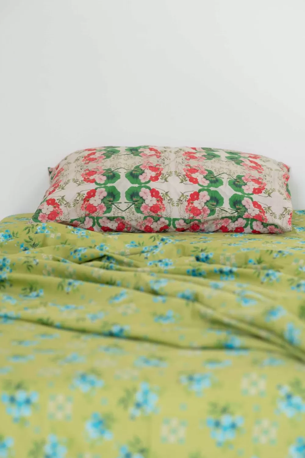 Lazybones Pillowcases^Pelargonium Pillowcase Set *Organic Cotton