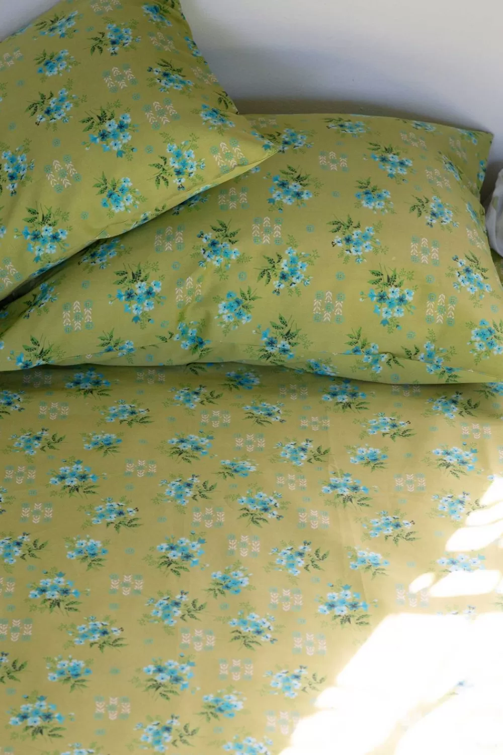 Lazybones Sheets^Sheet Set In Avonlea Moss *Organic Cotton