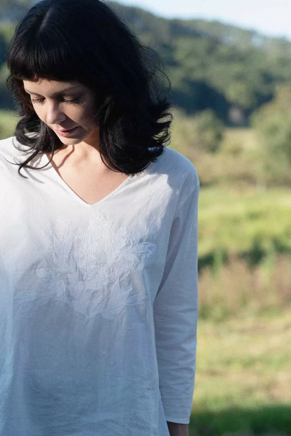 Lazybones Tops^Tilly Top White *Organic Cotton