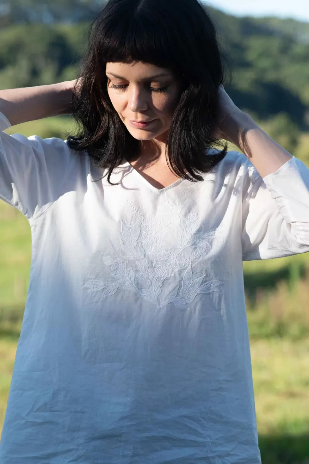 Lazybones Tops^Tilly Top White *Organic Cotton