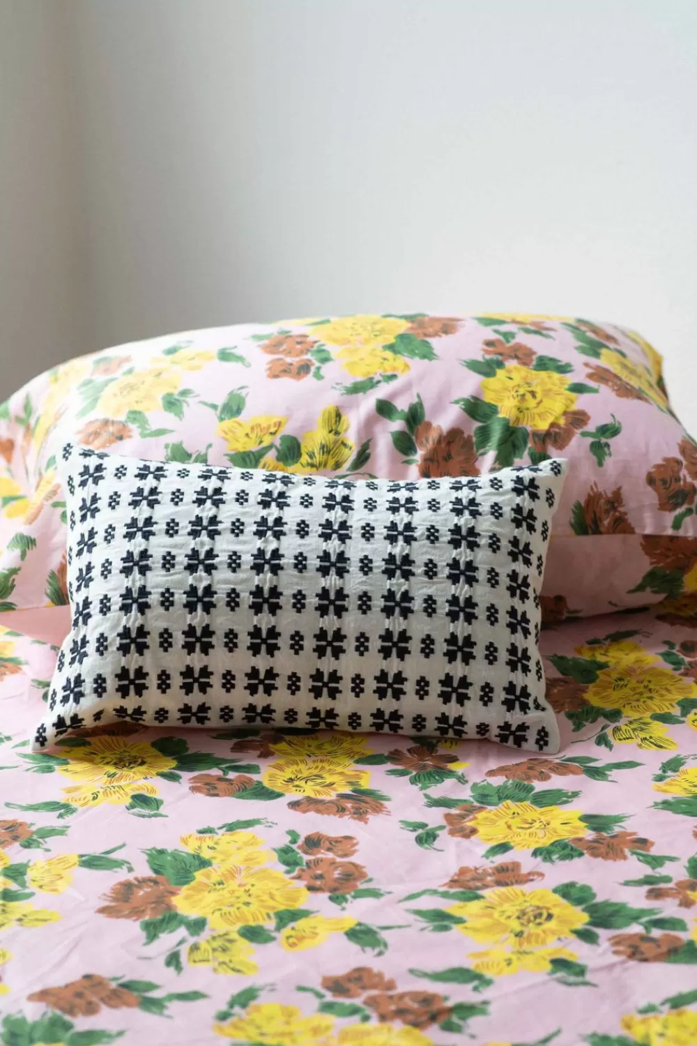 Lazybones Cushion Covers^Tully Embroidered Cushion Cover