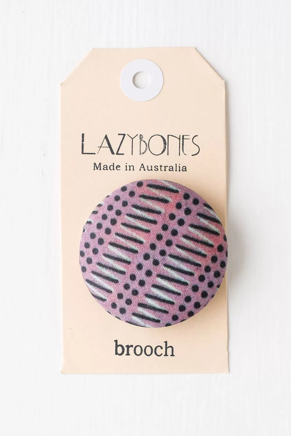 Lazybones Brooches^Zigzag Brooch